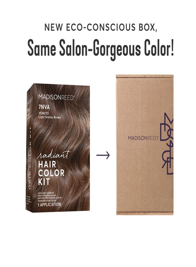 Madison Reed Radiant Hair Color Kit - 7NVA Light Cool Brown (Veneto Brown), Dimensional Gray Hair Blending Permanent Hair Dye, PPD-Free & Ammonia-Free, 1 Pack - Image 2